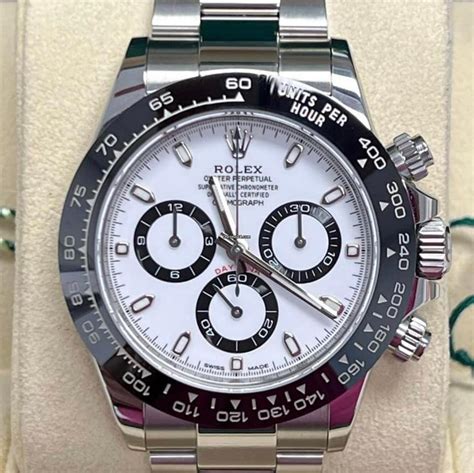 rolex cosmograph daytona white gold prezzo|rolex panda daytona white gold.